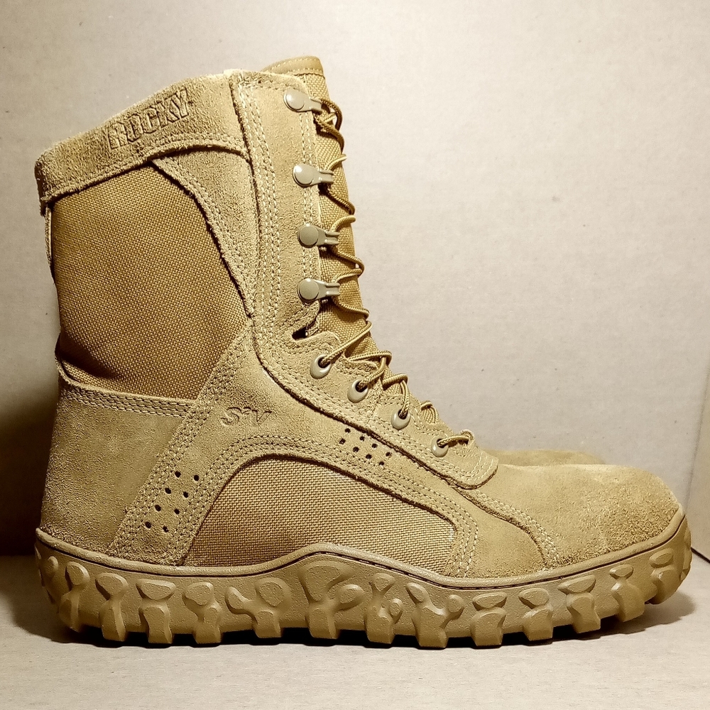 Vibram Rocky S2V Steel-Toe Tactical Military Boots
